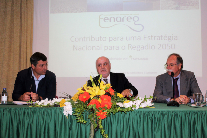 FENAREG apresentou estratégia de longo prazo para o regadio em Portugal ao ministro da Agricultura na FNA’19